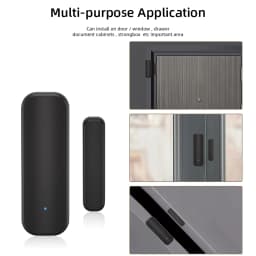 WiFi or ZigBee Door Window Sensor Smart Home Wireless Door Open Close Detectors APP Remote Alarm Work with Alexa Google Home