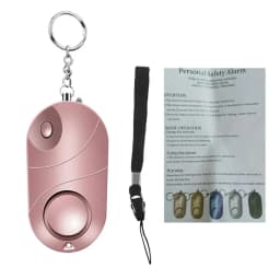 Personal Alarm Safe Sound Emergency Self-Defense Security Alarm Women's Wolf Guard Keychain LED Flashlight For Women Girls Kid