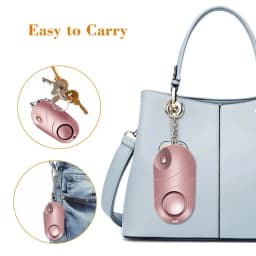 Personal Alarm Safe Sound Emergency Self-Defense Security Alarm Women's Wolf Guard Keychain LED Flashlight For Women Girls Kid