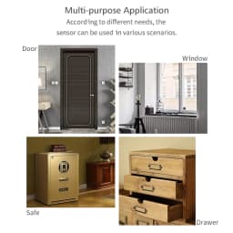 Tuya Smart Zigbee Door Sensor Door Open/Closed Detector Home Alarm Security Protection Smart Life Control Via Alexa Google Home