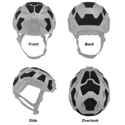1 Set Helmet Padding Kit Self Adhesive Super High Cut Helmet Velcros Universal Tape Helmet Padding Stickers for Football Helmet