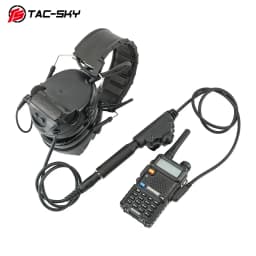 TS TAC-SKY Tactical Headset Adapter U-174 NATO/Military To Civilian Wiring Adapter for PeltorComta / Msa Sordin / TCI Hi-threat