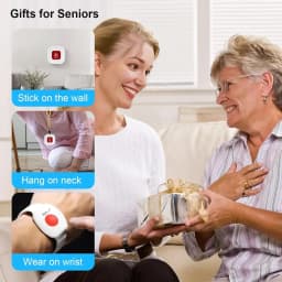 Tuya SOS WiFi Wireless Caregiver Pager Call Button System Emergency Alert Button For Seniors Patient Disabled Elderly Indoor
