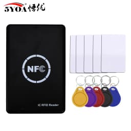 5YOA RFID Card Reader Copier Duplicator Key fob NFC Smart Card Reader Writer 13.56MHz Encrypted Programmer uid keyfobs