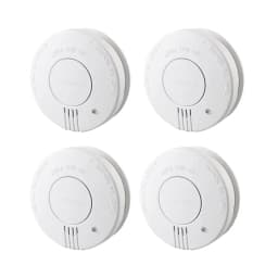 CCEsafety SA10 Smoke Detector 9V Replaceable Battery Fire Alarm Smoke Sensor Hush Button For Home Apartment Rental CE EN14604
