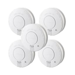 CCEsafety SA10 Smoke Detector 9V Replaceable Battery Fire Alarm Smoke Sensor Hush Button For Home Apartment Rental CE EN14604