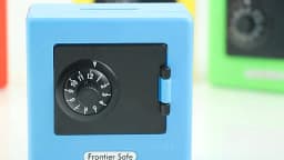 Mini Safe Piggy Deposit Bank Household Banknote Lock Password Money Box Cash Coins Saving Storage Code Case Child Christmas Gift