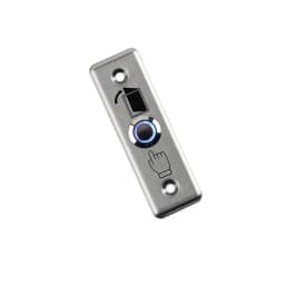 IP65 Waterproof Stainless Steel Exit Button - LED Backlit Door Release Switch with Access Control & Alarm System Integration
