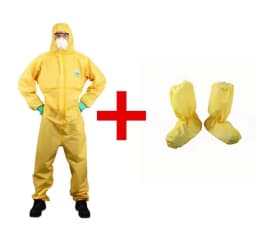 Chemical Protective Suit Coverall Hazardous Chemicals Liquid Proof Sulfuric Acid And Alkali Resistant Work Protection Clothing
