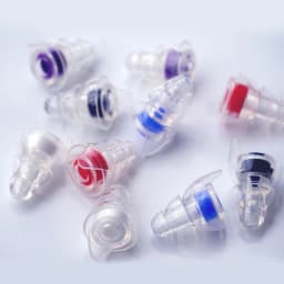 High Fidelity Silicone Earplugs - Reusable Noise Reduction Hearing Protection Ear-Plugs with Case for Concerts Musicians