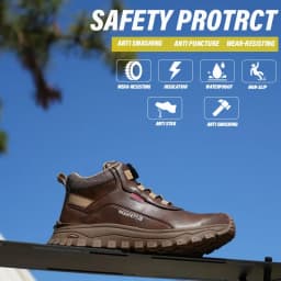 6KV Safety Shoes Fashionable Men's Insulated Are Waterproof Puncture Slip Resistant Comfortable and Breathable