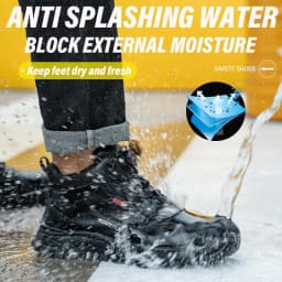 6KV Safety Shoes Fashionable Men's Insulated Are Waterproof Puncture Slip Resistant Comfortable and Breathable