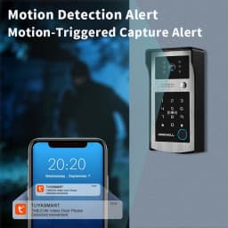 WiFi Tuya RFID Video Camera Doorbell 1080P HD Color Video Door Phone Intercom System Outdoor with Code Keypad AccessAPP Unlock