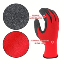 20Pieces/10Pairs Professional Working Protective Gloves For Men Construction Women Garden Nylon Running Glove Obtained CE EN388.