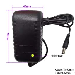 Power Adapter AC 100-240V Input DC Output Supply Charger EU 12V Universal Converter Europe Plug for Camera DVR LED Robot LED DVR