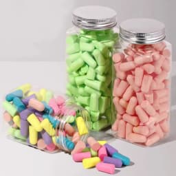 10-120pcs Comfortable Earplugs Antinoise Ear Plugs Sleep Noise Reduction Ear Protector for Sleep Soft Foam Earplugs Anti-Noise