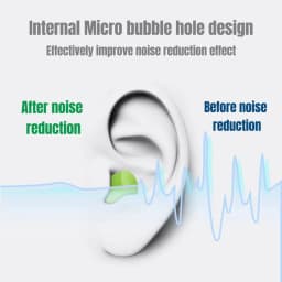 10-120pcs Comfortable Earplugs Antinoise Ear Plugs Sleep Noise Reduction Ear Protector for Sleep Soft Foam Earplugs Anti-Noise