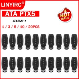 ATA PTX-5V2 PTX-5V1 PTX-5 PTX5 PTX-2V2 PTX-2V1 PTX-2 PTX2 Remote Control Garage Door Opener 433.92MHz for Electric Gate Control