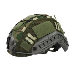 BOOIU Tactical Helmet Cover for MH PJ BJ OPS-Core Fast Helmet Hunting CS Camo Airsoft Paintball Helmet Cover with Elastic Cord