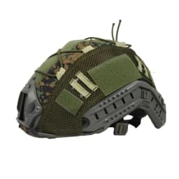 BOOIU Tactical Helmet Cover for MH PJ BJ OPS-Core Fast Helmet Hunting CS Camo Airsoft Paintball Helmet Cover with Elastic Cord