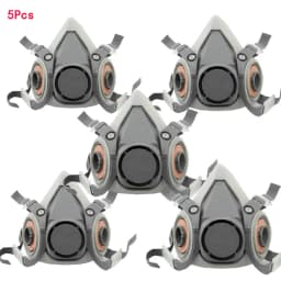 6200 Gas Mask Body For Spray Paint Decoration Chemical Dust Mask Body Protect Toxic Steam Filter Respirator Reusable Half Mask