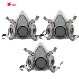 6200 Gas Mask Body For Spray Paint Decoration Chemical Dust Mask Body Protect Toxic Steam Filter Respirator Reusable Half Mask