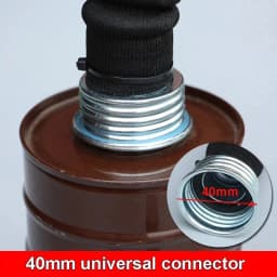 0.5M, 1M, 5M, 40MM Interface Gas Mask Snorkel Wear Resistant Anti-Aging Gas Mask and Filter Connecting Pipe