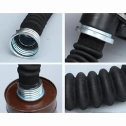 0.5M, 1M, 5M, 40MM Interface Gas Mask Snorkel Wear Resistant Anti-Aging Gas Mask and Filter Connecting Pipe