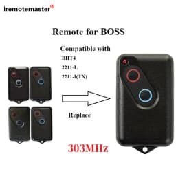 Replacement Boss Steel-Line Guardian Garage Door Remote Control BOL4 BOL6 BOL9 BRD1 BRD9 2211-L (TX) 303mhz