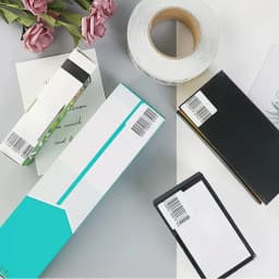 1000 Paper Security Labels 1.5 X 1.5 Inch RF 8.2Mhz White w/Fake Barcode Checkpoint Compatible – Effective Anti-Theft Labels
