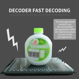 1000 Paper Security Labels 1.5 X 1.5 Inch RF 8.2Mhz White w/Fake Barcode Checkpoint Compatible – Effective Anti-Theft Labels