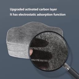 3701 Activated Carbon Particulate Filter Dustproof Suitable For 8016/3200/1021 Series Dust Mask Spray Painting Mining Work