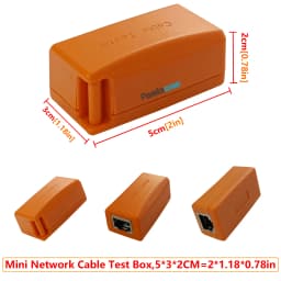 Original UTP Cable Test Box Network Cable Test Box for CCTV Camera Tester Detect Faulty Point of RJ45 Network Cable Connector