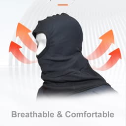 Black Firefighter Fireproof Protection Hood Helmet Fire Heat Insulation Full Head Cover Mask For Fire Rescue Cycling Car Rally.