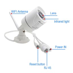 Bullet Camera WIFI Outdoor CCTV Security Video Surveillance Waterproof Wireless Infrared Home Audio IP Cameras Onvif Camhipro