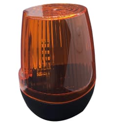 AC DC LED Gate Flashing Light Lamp Alarm Lamp For Swing Sliding Gate Opener/Barrier Gate Signal Strobe Flashing Lamp (No Sound)