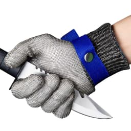 Stainless Steel Gloves Anti-cut Safety Cut Resistant Hand Protective Metal Meat Mesh Glove for Butcher Wire Knife Proof Stab