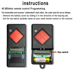 For 1CH 40.685mhz MAHS40-01 Wireless Handheld Transmitter 40mhz for Garage Gate Door