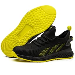 Steel Toe Safety Shoes for Men Women Lightweight Work Sneakers Puncture Proof Work Shoes Unisex Coustruction Safety Work Boots