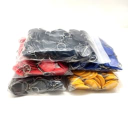 100pcs/Lot 13.56MHz Rewrite 0 Block UID RFID Tags Writable Keyfobs ISO14443A Key Fob Used to Copy Mif Card