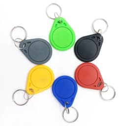 100pcs/Lot 13.56MHz Rewrite 0 Block UID RFID Tags Writable Keyfobs ISO14443A Key Fob Used to Copy Mif Card