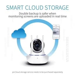2MP 1080P Yoosee/V380/Carecam APP Wireless PTZ IP Dome Camera With Lan Port Home Security CCTV Baby Monitor