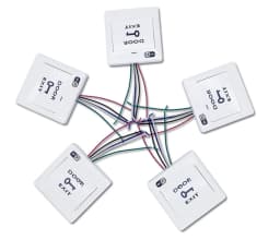 Support Tuya App WIFI Exit Switch Surface Mounted Intelligent Life Access Control System Control 4-Wire Switch