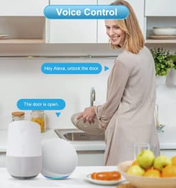 TTLOCK G2 WiFi Gateway Hub Compatible with TTLock Smart Door Lock APP Remote Control Unlock Voice Control for Alexa Google Home