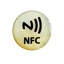 Laser Background Anti Metal NFC Ntag216 Epoxy Label Sticker RFID Tag for All NFC Enabled Phones