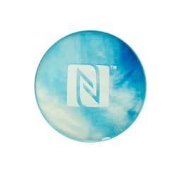 Laser Background Anti Metal NFC Ntag216 Epoxy Label Sticker RFID Tag for All NFC Enabled Phones