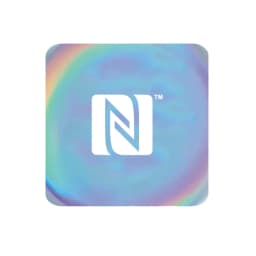 Laser Background Anti Metal NFC Ntag216 Epoxy Label Sticker RFID Tag for All NFC Enabled Phones