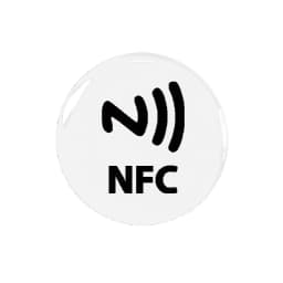 Laser Background Anti Metal NFC Ntag216 Epoxy Label Sticker RFID Tag for All NFC Enabled Phones