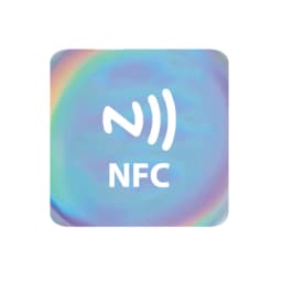 Laser Background Anti Metal NFC Ntag216 Epoxy Label Sticker RFID Tag for All NFC Enabled Phones