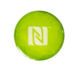 Laser Background Anti Metal NFC Ntag216 Epoxy Label Sticker RFID Tag for All NFC Enabled Phones